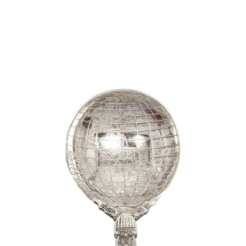Tiffany & Co Silver Christopher Columbus Globe Bowl Souvenir Spoon #14890 - Picture 5 of 11